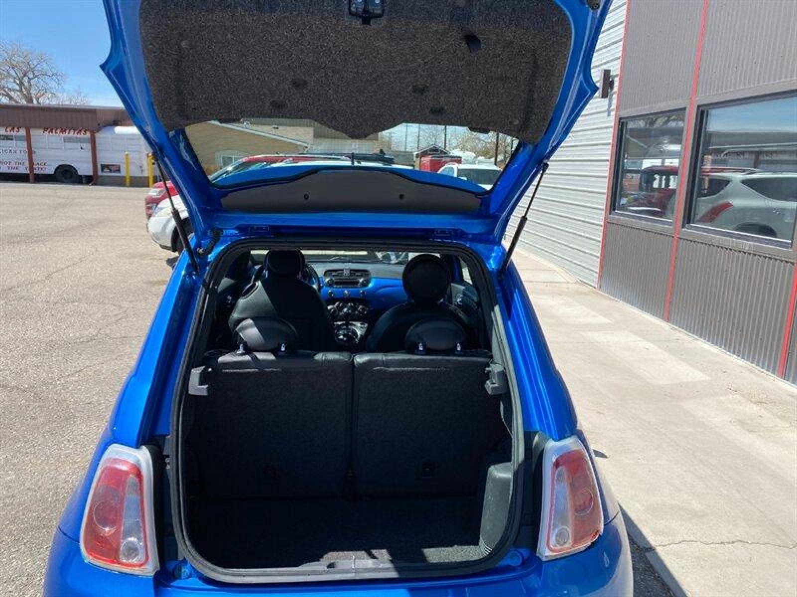 2015 Blue FIAT 500 Sport (3C3CFFBR7FT) with an 1.4L I4 101hp 98ft. lbs. engine, 5 Speed Manual transmission, located at 842 E South Street, Powell, WY, 82435, (307) 754-7289, 44.752300, -108.746933 - Photo #12