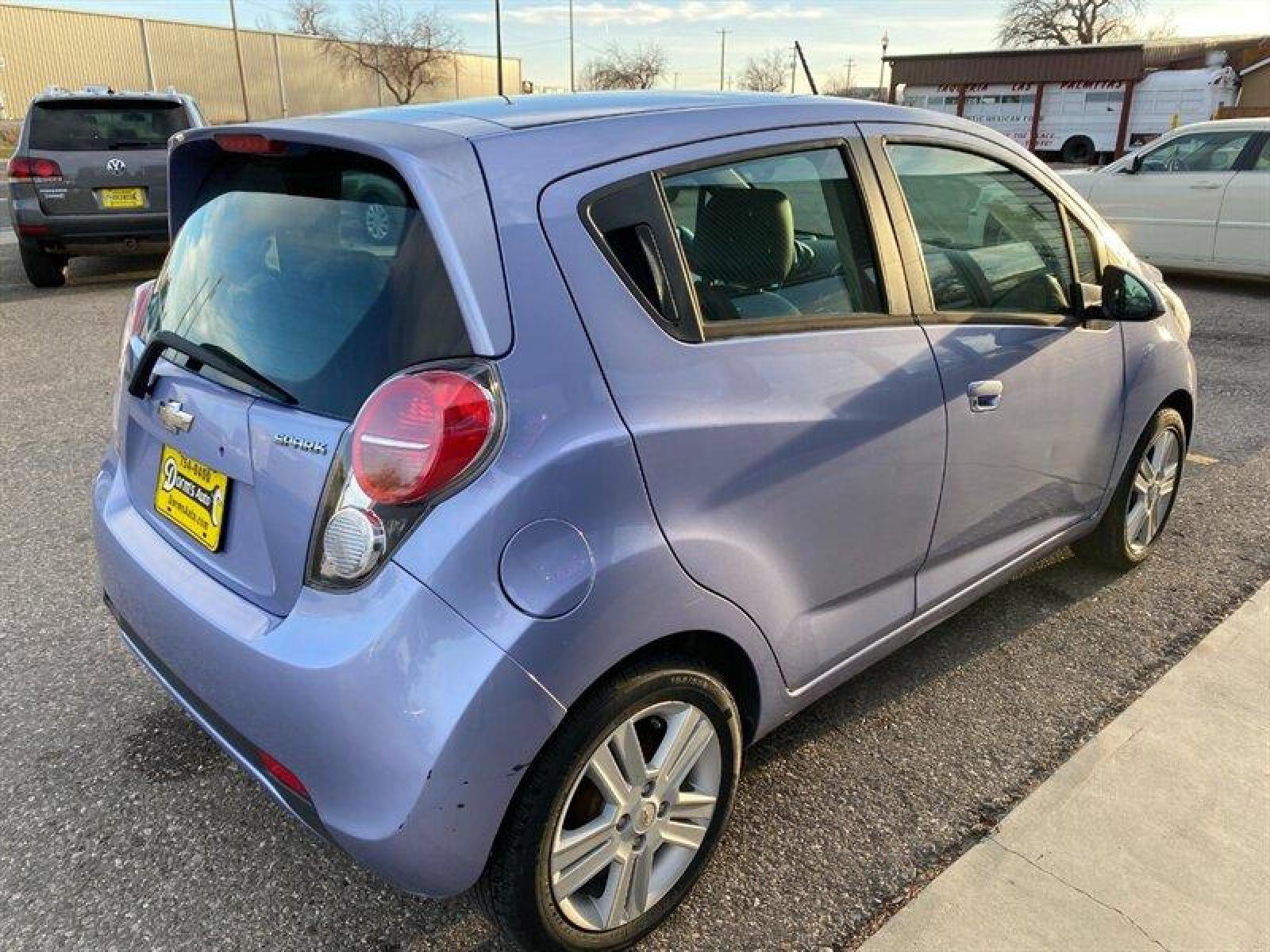 2015 Denim Metallic Chevrolet Spark 1LT CVT (KL8CD6S99FC) with an Ecotec 1.2L I4 84hp 83ft. lbs. engine, Automatic transmission, located at 842 E South Street, Powell, WY, 82435, (307) 754-7289, 44.752300, -108.746933 - Photo #2
