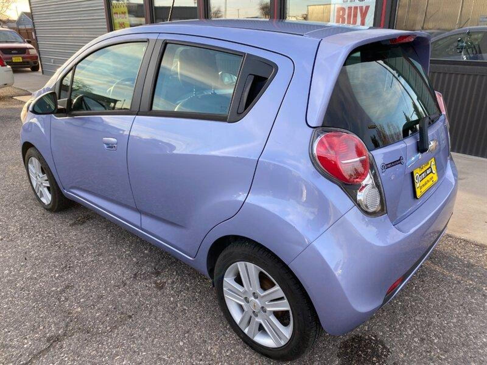 2015 Denim Metallic Chevrolet Spark 1LT CVT (KL8CD6S99FC) with an Ecotec 1.2L I4 84hp 83ft. lbs. engine, Automatic transmission, located at 842 E South Street, Powell, WY, 82435, (307) 754-7289, 44.752300, -108.746933 - Photo #3