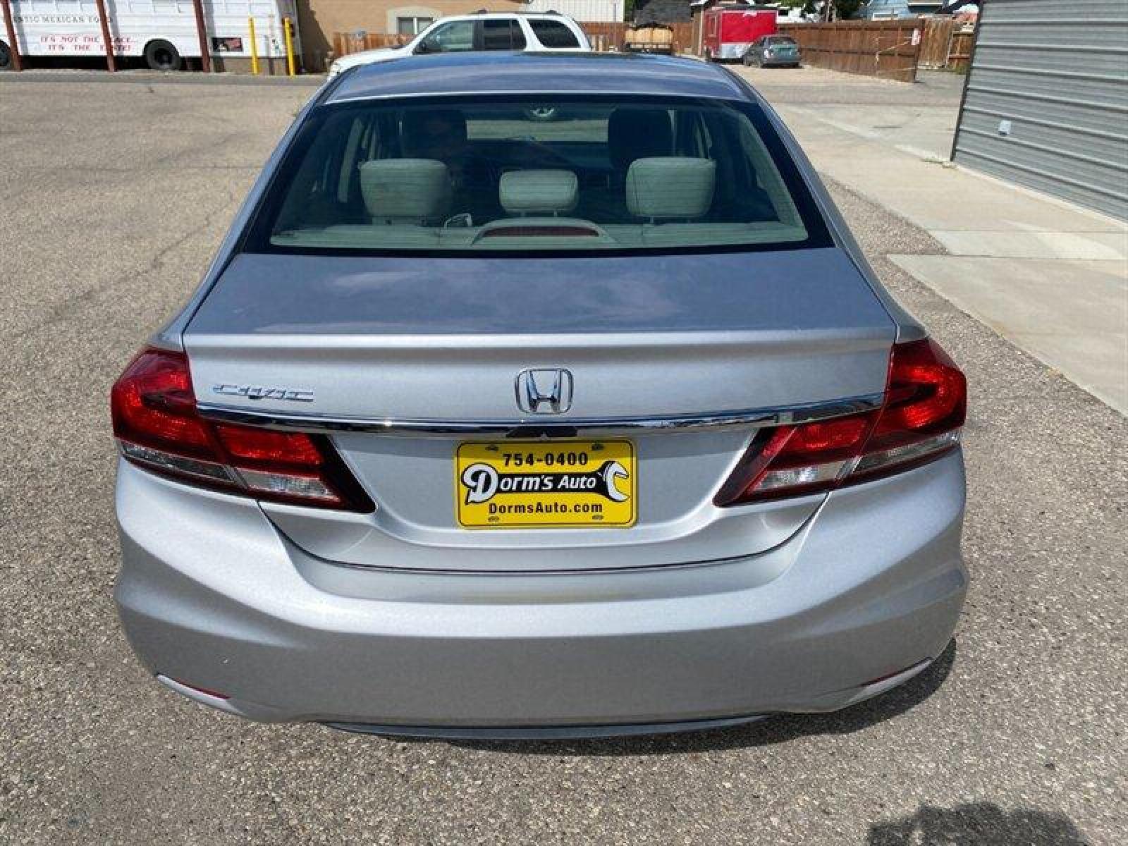 2015 Alabaster Silver Metallic Honda Civic LX (19XFB2E51FE) with an 1.8L I4 143hp 129ft. lbs. engine, 5 Speed Manual transmission, located at 842 E South Street, Powell, WY, 82435, (307) 754-7289, 44.752300, -108.746933 - Photo #11
