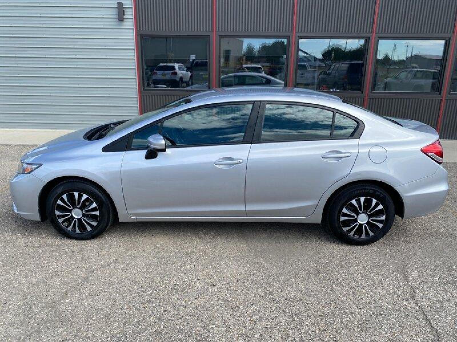 2015 Alabaster Silver Metallic Honda Civic LX (19XFB2E51FE) with an 1.8L I4 143hp 129ft. lbs. engine, 5 Speed Manual transmission, located at 842 E South Street, Powell, WY, 82435, (307) 754-7289, 44.752300, -108.746933 - Photo #19