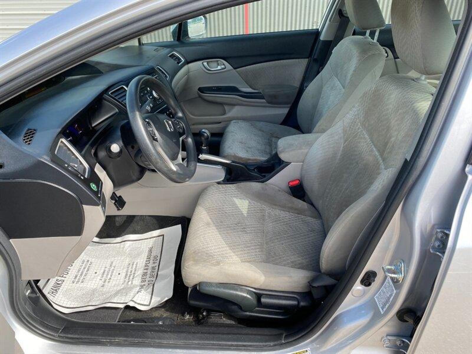 2015 Alabaster Silver Metallic Honda Civic LX (19XFB2E51FE) with an 1.8L I4 143hp 129ft. lbs. engine, 5 Speed Manual transmission, located at 842 E South Street, Powell, WY, 82435, (307) 754-7289, 44.752300, -108.746933 - Photo #5