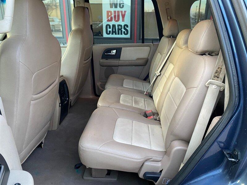 2003 Medium Wedgewood Blue Clearcoat Ford Expedition Eddie Bauer (1FMFU18L13L) with an Triton 5.4L V8 260hp 350ft. lbs. engine, Automatic transmission, located at 842 E South Street, Powell, WY, 82435, (307) 754-7289, 44.752300, -108.746933- Photo#14
