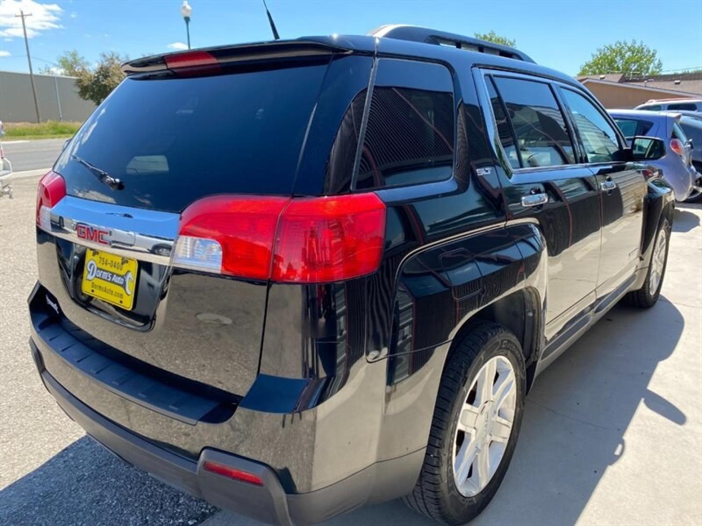 2010 Black GMC Terrain SLT-1 (2CTALFEWXA6) with an 2.4L I4 182hp 174ft. lbs. engine, 6-Speed Shiftable Au transmission, located at 842 E South Street, Powell, WY, 82435, (307) 754-7289, 44.752300, -108.746933- Photo#2