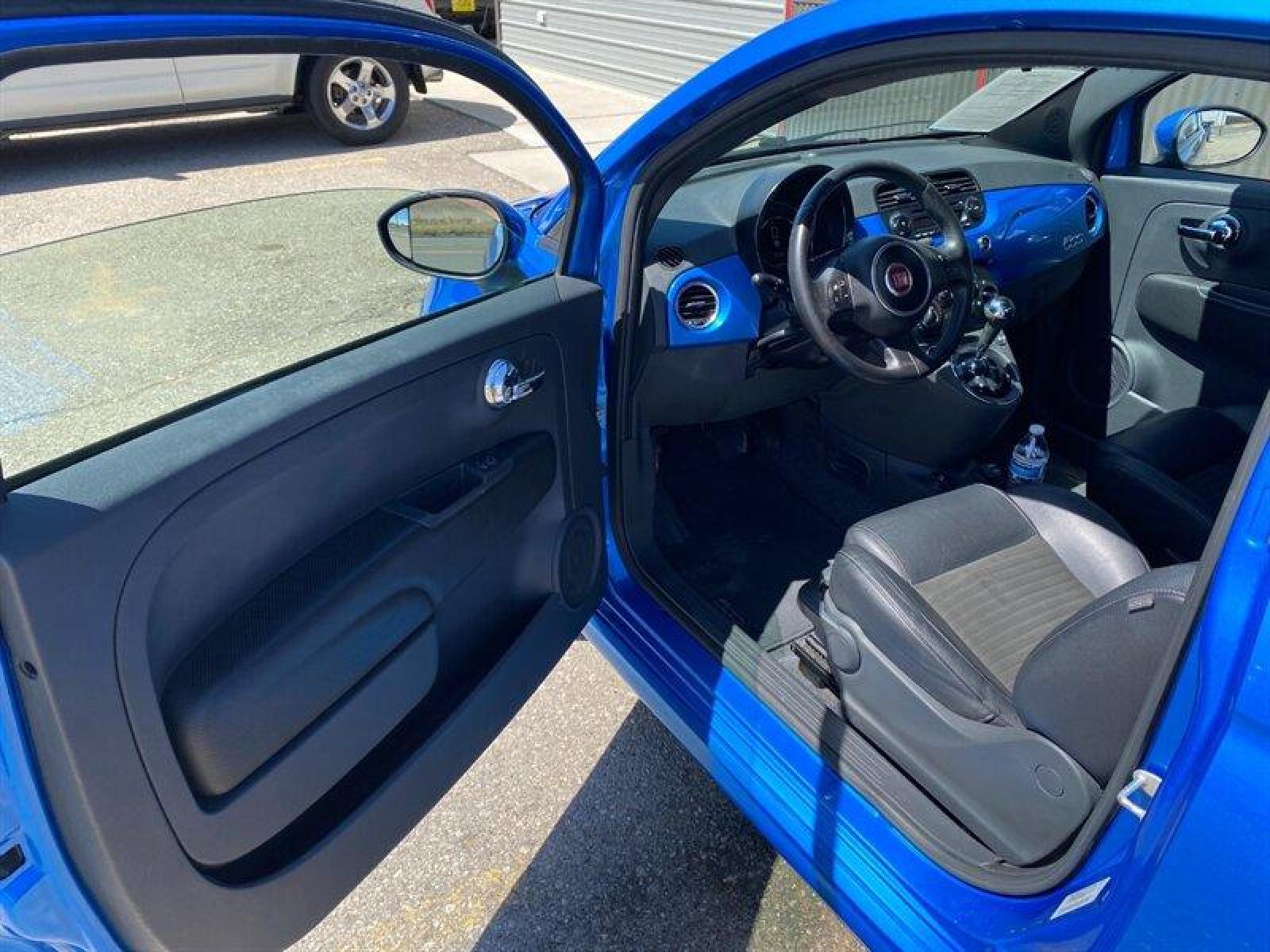 2015 Blue FIAT 500 Sport (3C3CFFBR7FT) with an 1.4L I4 101hp 98ft. lbs. engine, 5 Speed Manual transmission, located at 842 E South Street, Powell, WY, 82435, (307) 754-7289, 44.752300, -108.746933 - Photo #4