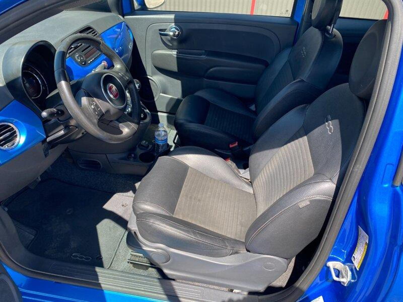2015 Blue FIAT 500 Sport (3C3CFFBR7FT) with an 1.4L I4 101hp 98ft. lbs. engine, 5 Speed Manual transmission, located at 842 E South Street, Powell, WY, 82435, (307) 754-7289, 44.752300, -108.746933 - Photo #6
