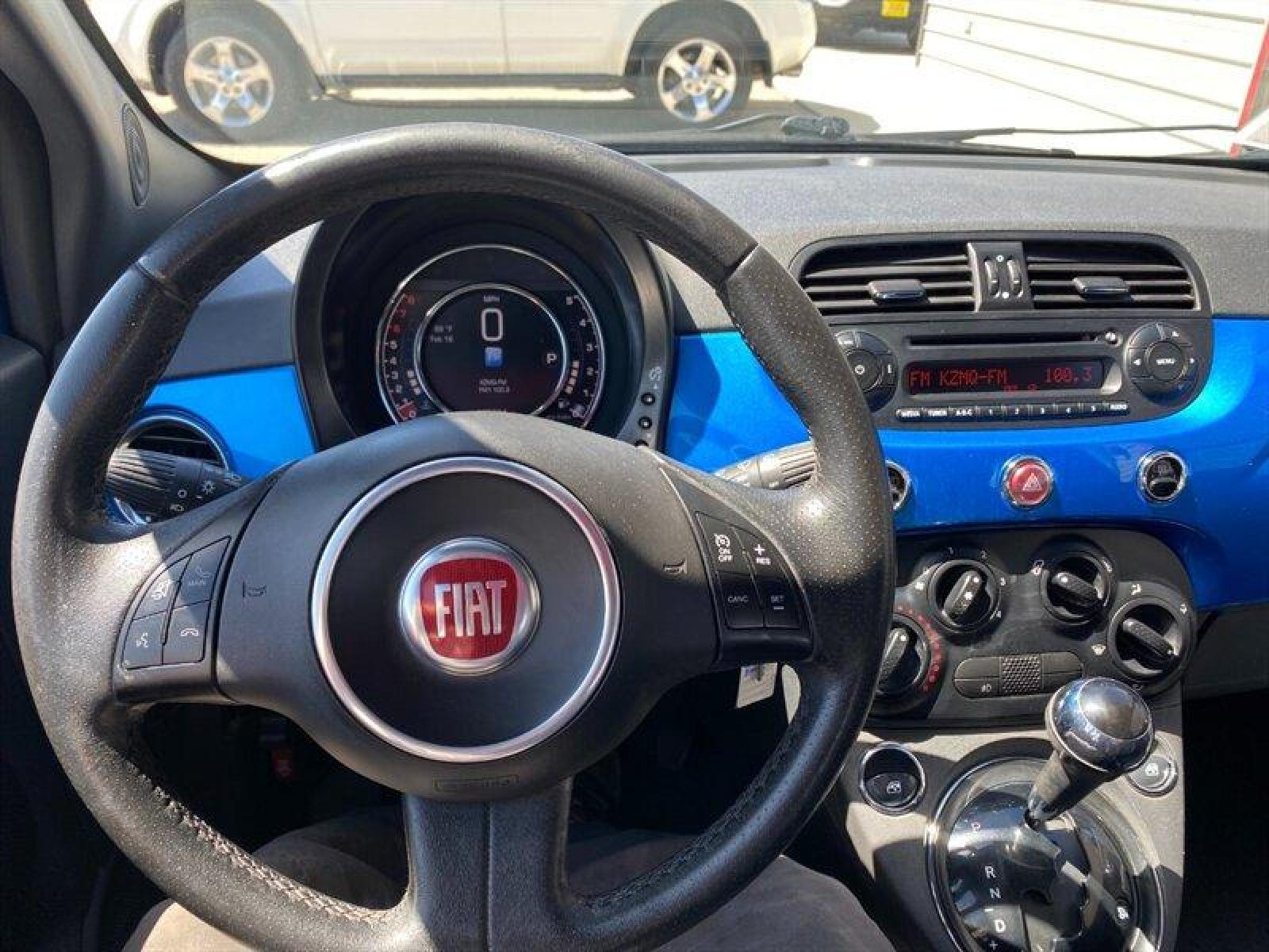 2015 Blue FIAT 500 Sport (3C3CFFBR7FT) with an 1.4L I4 101hp 98ft. lbs. engine, 5 Speed Manual transmission, located at 842 E South Street, Powell, WY, 82435, (307) 754-7289, 44.752300, -108.746933 - Photo #8