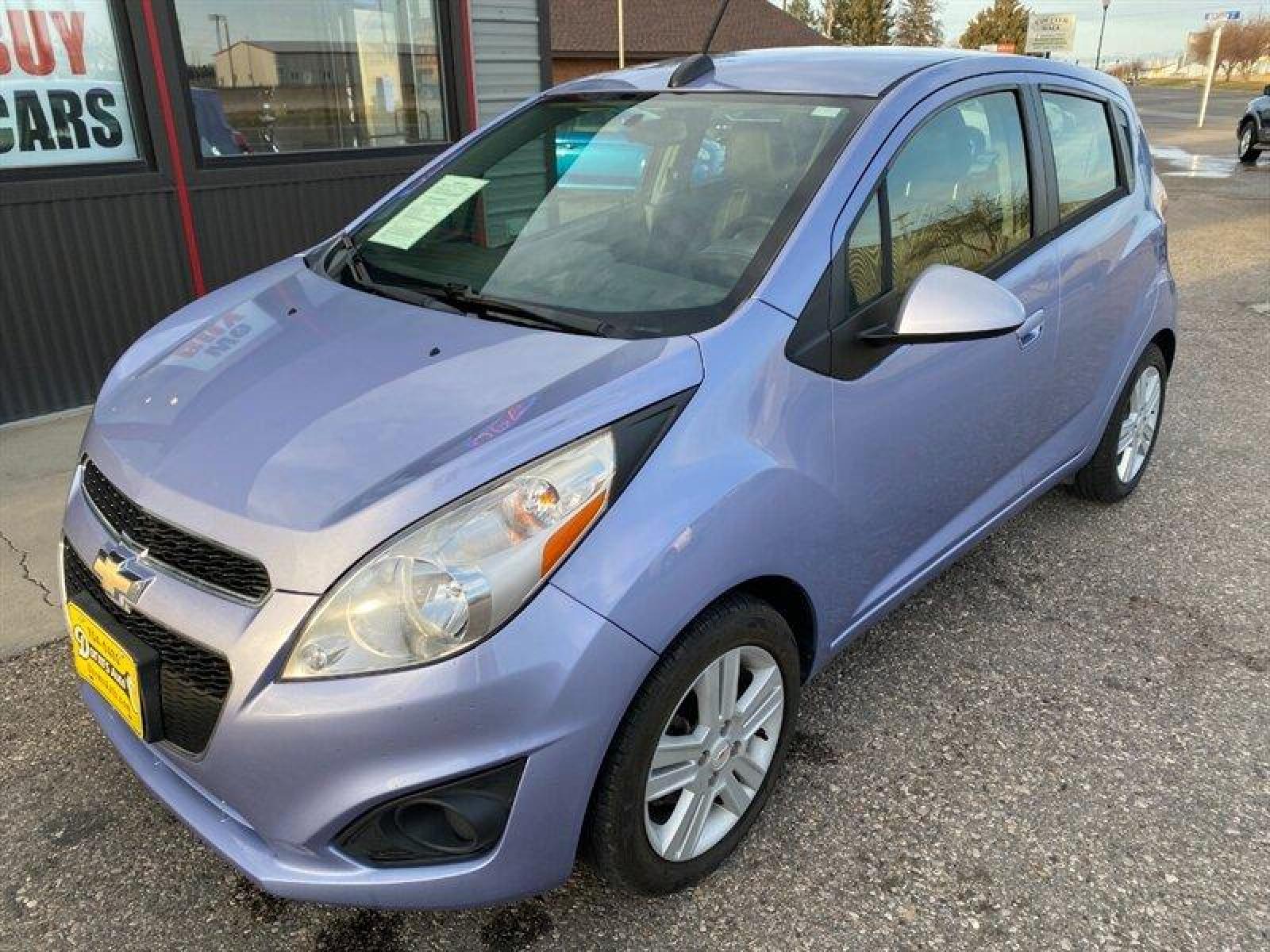 2015 Denim Metallic Chevrolet Spark 1LT CVT (KL8CD6S99FC) with an Ecotec 1.2L I4 84hp 83ft. lbs. engine, Automatic transmission, located at 842 E South Street, Powell, WY, 82435, (307) 754-7289, 44.752300, -108.746933 - Photo #0