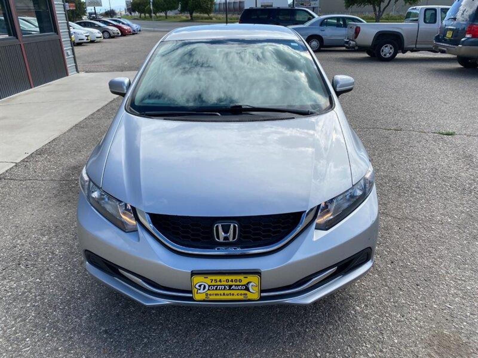 2015 Alabaster Silver Metallic Honda Civic LX (19XFB2E51FE) with an 1.8L I4 143hp 129ft. lbs. engine, 5 Speed Manual transmission, located at 842 E South Street, Powell, WY, 82435, (307) 754-7289, 44.752300, -108.746933 - Photo #17