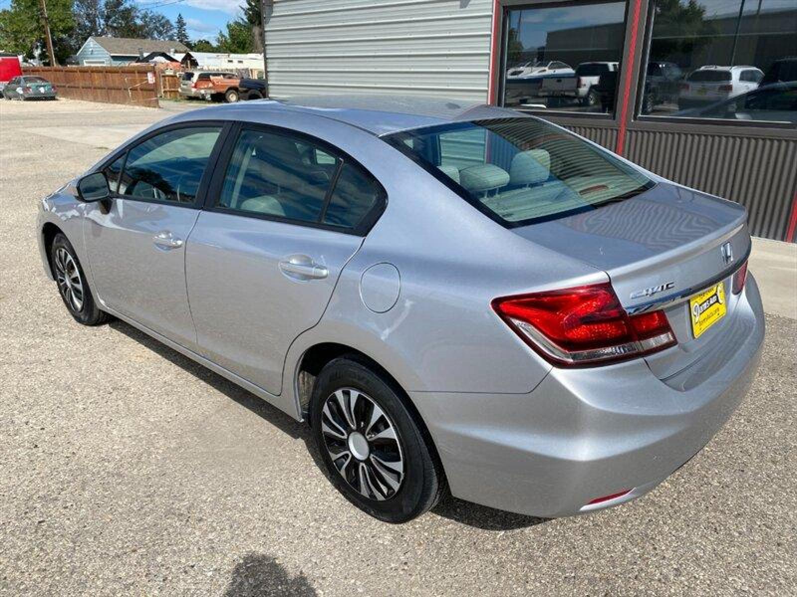 2015 Alabaster Silver Metallic Honda Civic LX (19XFB2E51FE) with an 1.8L I4 143hp 129ft. lbs. engine, 5 Speed Manual transmission, located at 842 E South Street, Powell, WY, 82435, (307) 754-7289, 44.752300, -108.746933 - Photo #3