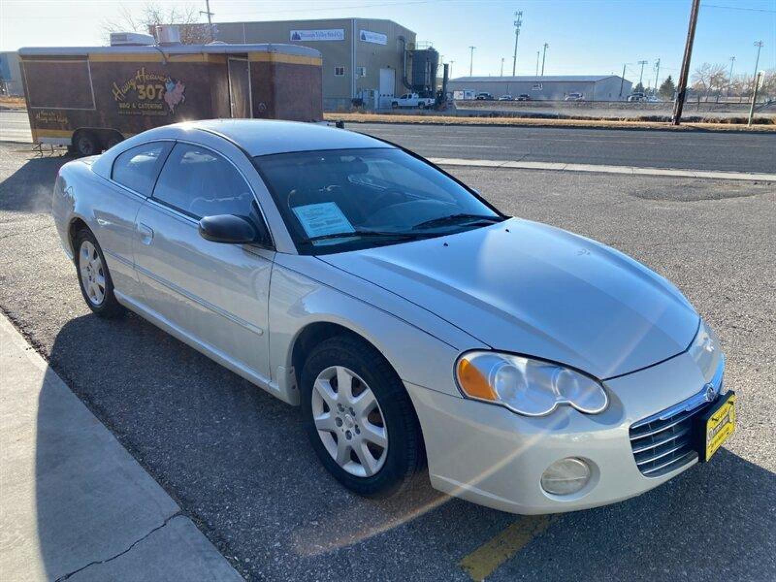 2003 Satin White Pearlcoat Chrysler Sebring LX (4C3AG42G73E) with an 2L NA I4 single overhead cam (SOHC) 16V engine, Automatic transmission, located at 842 E South Street, Powell, WY, 82435, (307) 754-7289, 44.752300, -108.746933 - Photo #1