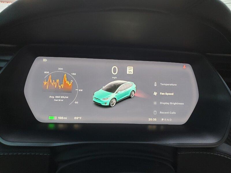 2019 Solid Black Tesla Model X Performance (5YJXCBE46KF) with an Electric 762hp 730ft. lbs. engine, Automatic transmission, located at 842 E South Street, Powell, WY, 82435, (307) 754-7289, 44.752300, -108.746933- Photo#7