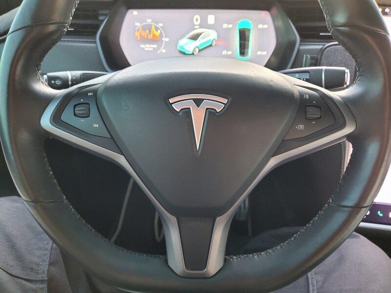 2019 Solid Black Tesla Model X Performance (5YJXCBE46KF) with an Electric 762hp 730ft. lbs. engine, Automatic transmission, located at 842 E South Street, Powell, WY, 82435, (307) 754-7289, 44.752300, -108.746933- Photo#9