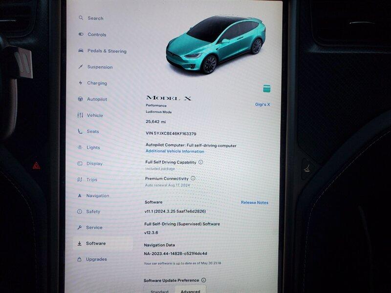 2019 Solid Black Tesla Model X Performance (5YJXCBE46KF) with an Electric 762hp 730ft. lbs. engine, Automatic transmission, located at 842 E South Street, Powell, WY, 82435, (307) 754-7289, 44.752300, -108.746933- Photo#11