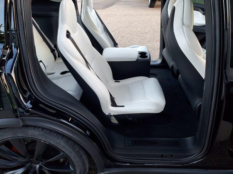 2019 Solid Black Tesla Model X Performance (5YJXCBE46KF) with an Electric 762hp 730ft. lbs. engine, Automatic transmission, located at 842 E South Street, Powell, WY, 82435, (307) 754-7289, 44.752300, -108.746933- Photo#23