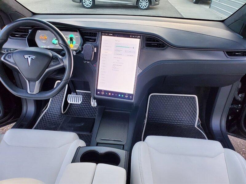 2019 Solid Black Tesla Model X Performance (5YJXCBE46KF) with an Electric 762hp 730ft. lbs. engine, Automatic transmission, located at 842 E South Street, Powell, WY, 82435, (307) 754-7289, 44.752300, -108.746933- Photo#25