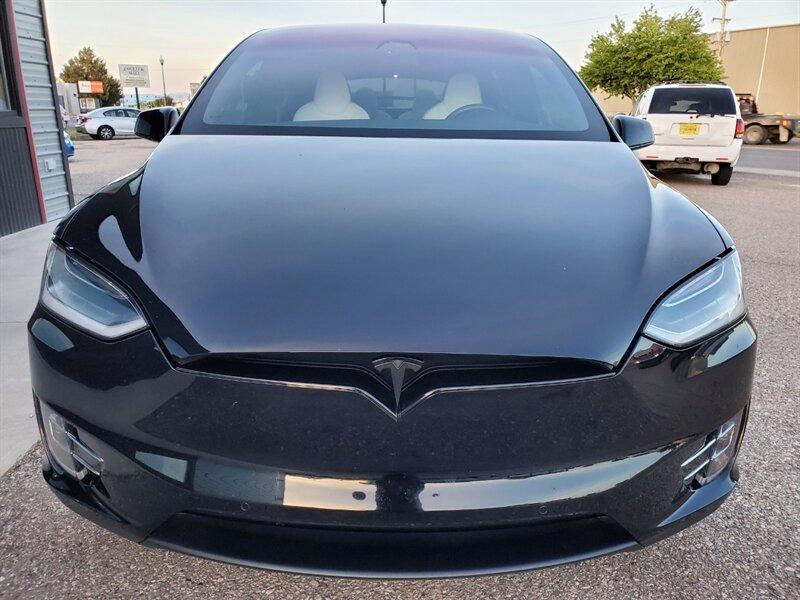 2019 Solid Black Tesla Model X Performance (5YJXCBE46KF) with an Electric 762hp 730ft. lbs. engine, Automatic transmission, located at 842 E South Street, Powell, WY, 82435, (307) 754-7289, 44.752300, -108.746933- Photo#27