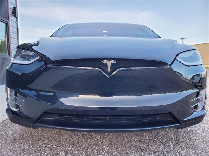 2019 Solid Black Tesla Model X Performance (5YJXCBE46KF) with an Electric 762hp 730ft. lbs. engine, Automatic transmission, located at 842 E South Street, Powell, WY, 82435, (307) 754-7289, 44.752300, -108.746933- Photo#28