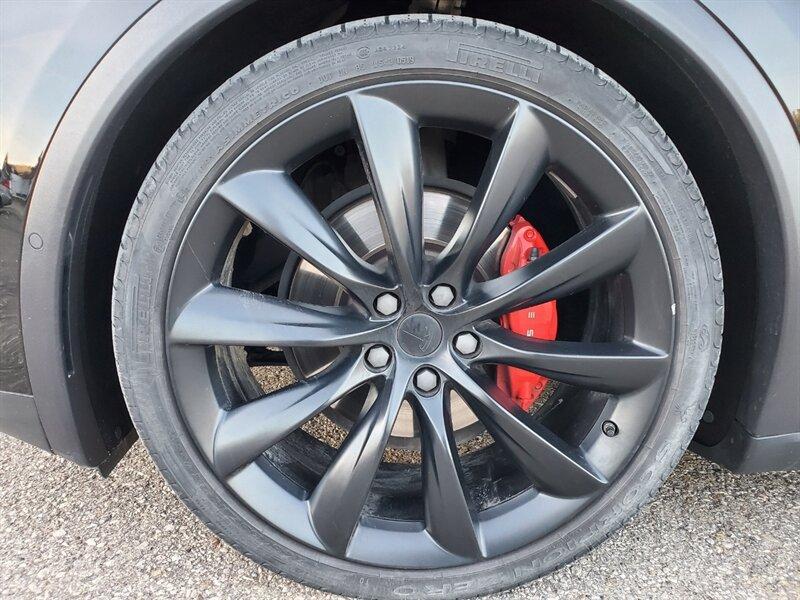 2019 Solid Black Tesla Model X Performance (5YJXCBE46KF) with an Electric 762hp 730ft. lbs. engine, Automatic transmission, located at 842 E South Street, Powell, WY, 82435, (307) 754-7289, 44.752300, -108.746933- Photo#29