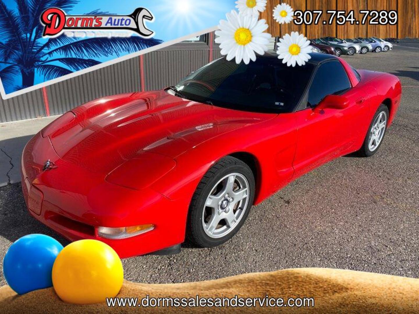 1997 Light Carmine Red Metallic Chevrolet Corvette (1G1YY22GXV5) with an 5L NA V8 overhead valves (OHV) 16V engine, Automatic transmission, located at 842 E South Street, Powell, WY, 82435, (307) 754-7289, 44.752300, -108.746933 - Photo#0