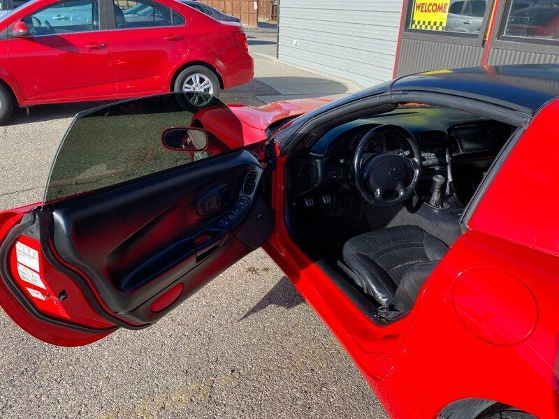 1997 Light Carmine Red Metallic Chevrolet Corvette (1G1YY22GXV5) with an 5L NA V8 overhead valves (OHV) 16V engine, Automatic transmission, located at 842 E South Street, Powell, WY, 82435, (307) 754-7289, 44.752300, -108.746933- Photo#4