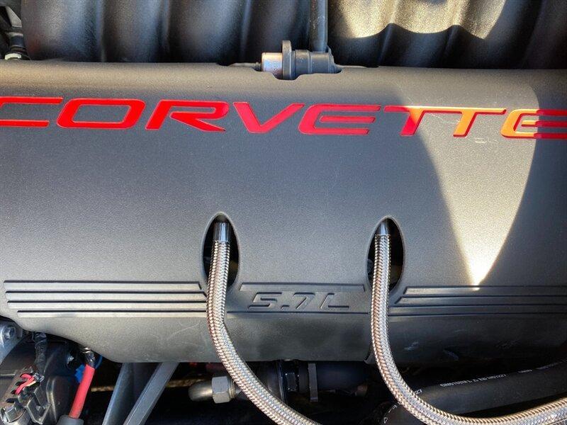 1997 Light Carmine Red Metallic Chevrolet Corvette (1G1YY22GXV5) with an 5L NA V8 overhead valves (OHV) 16V engine, Automatic transmission, located at 842 E South Street, Powell, WY, 82435, (307) 754-7289, 44.752300, -108.746933- Photo#18