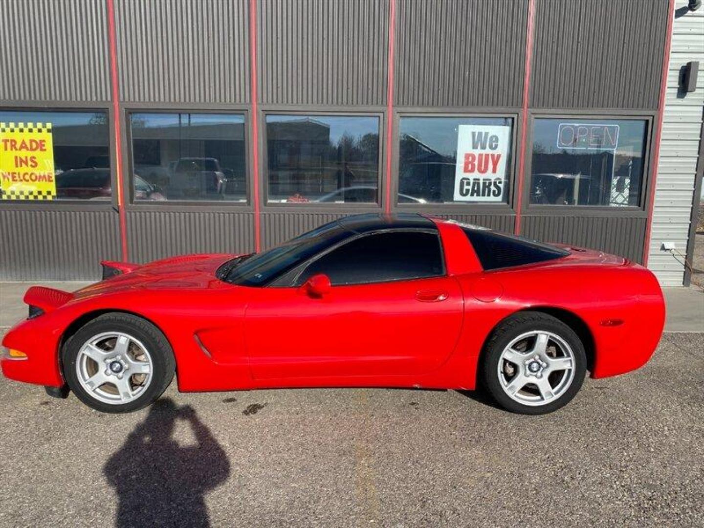 1997 Light Carmine Red Metallic Chevrolet Corvette (1G1YY22GXV5) with an 5L NA V8 overhead valves (OHV) 16V engine, Automatic transmission, located at 842 E South Street, Powell, WY, 82435, (307) 754-7289, 44.752300, -108.746933 - Photo#22