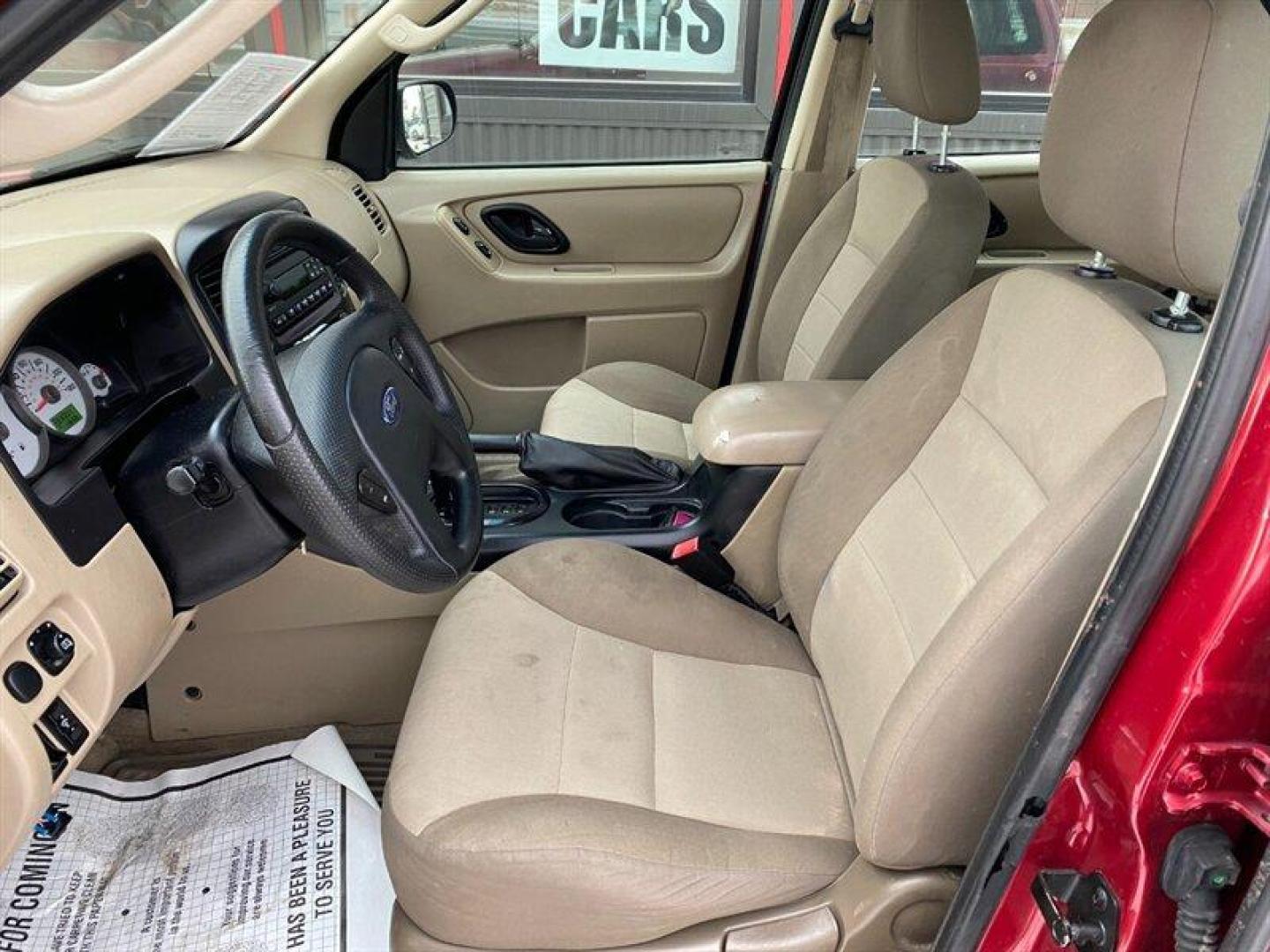 2007 Redfire Clearcoat Metallic Ford Escape XLS (1FMYU92Z17K) with an 2.3L inline 4 double overhead camshaft 16V engine, 5 Speed Manual transmission, located at 842 E South Street, Powell, WY, 82435, (307) 754-7289, 44.752300, -108.746933 - Photo#6