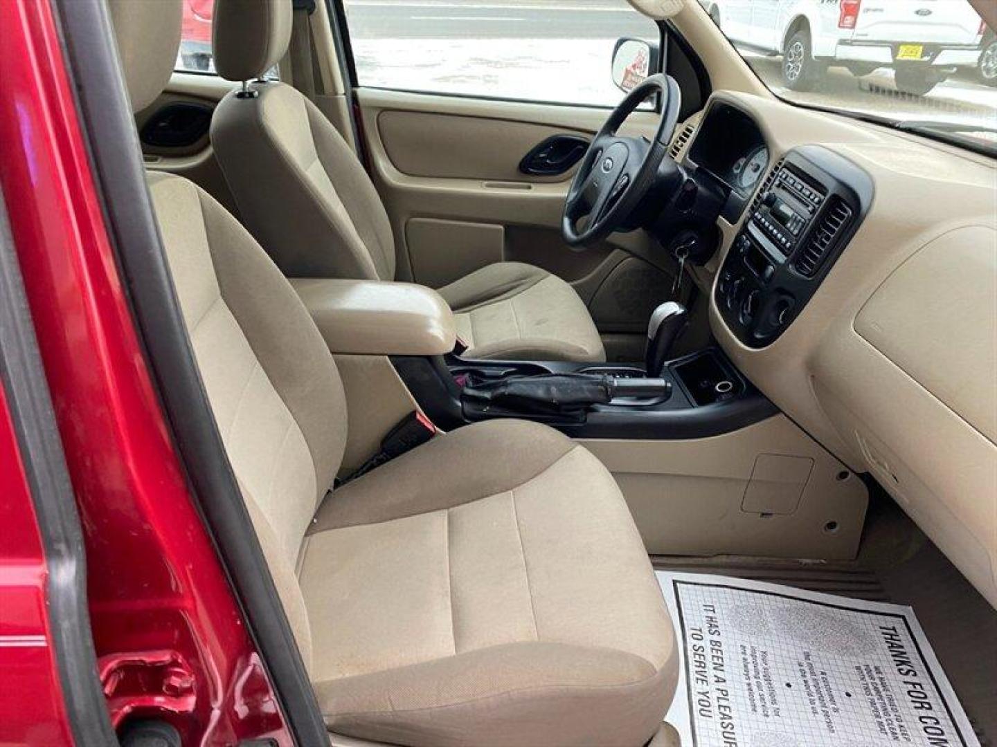 2007 Redfire Clearcoat Metallic Ford Escape XLS (1FMYU92Z17K) with an 2.3L inline 4 double overhead camshaft 16V engine, 5 Speed Manual transmission, located at 842 E South Street, Powell, WY, 82435, (307) 754-7289, 44.752300, -108.746933 - Photo#20