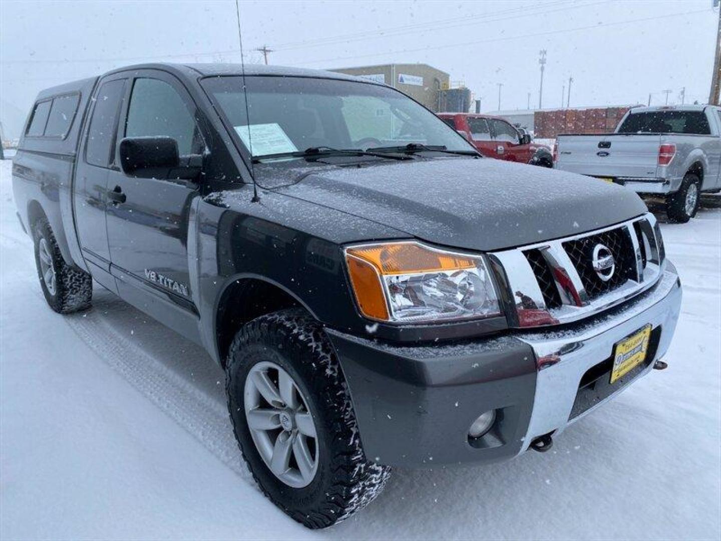 2008 Gray Nissan Titan XE (1N6AA06C88N) with an 5.6L V8 317hp 385ft. lbs. engine, Automatic transmission, located at 842 E South Street, Powell, WY, 82435, (307) 754-7289, 44.752300, -108.746933 - Photo#1