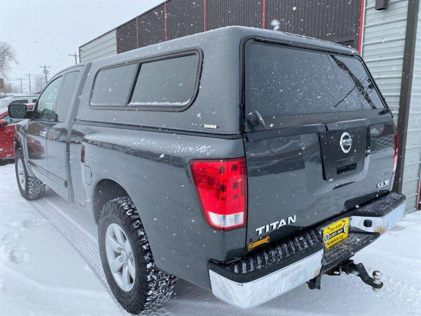2008 Gray Nissan Titan XE (1N6AA06C88N) with an 5.6L V8 317hp 385ft. lbs. engine, Automatic transmission, located at 842 E South Street, Powell, WY, 82435, (307) 754-7289, 44.752300, -108.746933 - Photo#3