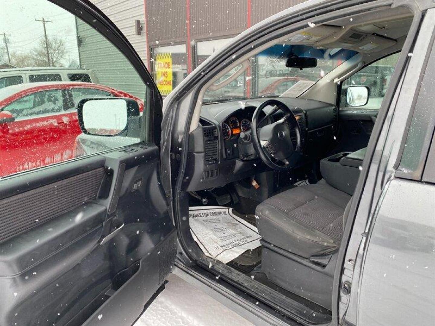 2008 Gray Nissan Titan XE (1N6AA06C88N) with an 5.6L V8 317hp 385ft. lbs. engine, Automatic transmission, located at 842 E South Street, Powell, WY, 82435, (307) 754-7289, 44.752300, -108.746933 - Photo#4