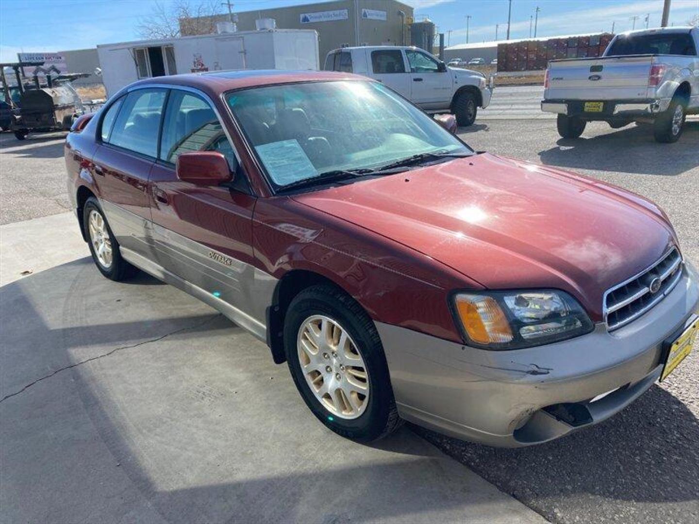 2002 Regatta Red Pearl Subaru Outback H6 3.0 VDC (4S3BE896727) with an 3.0L NA H6 double overhead cam (DOHC) 24V engine, Automatic transmission, located at 842 E South Street, Powell, WY, 82435, (307) 754-7289, 44.752300, -108.746933 - Photo#1