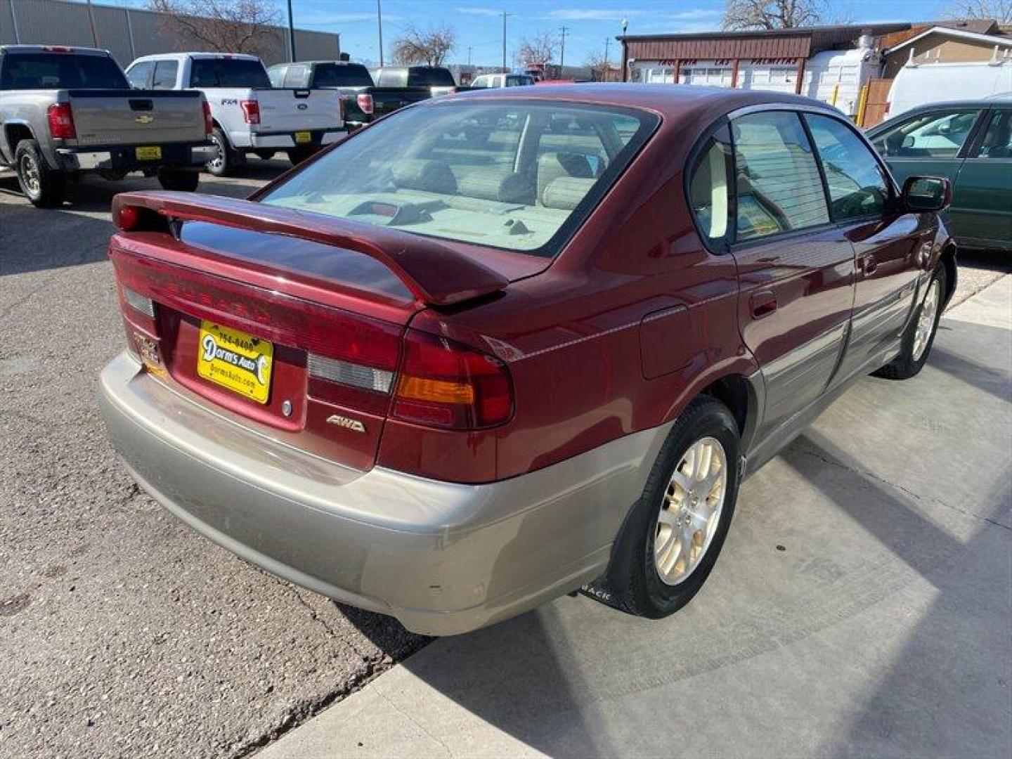 2002 Regatta Red Pearl Subaru Outback H6 3.0 VDC (4S3BE896727) with an 3.0L NA H6 double overhead cam (DOHC) 24V engine, Automatic transmission, located at 842 E South Street, Powell, WY, 82435, (307) 754-7289, 44.752300, -108.746933 - Photo#2