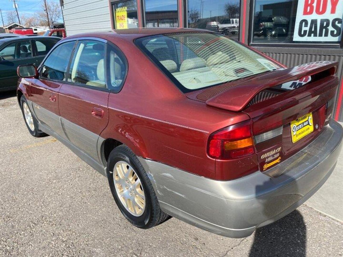 2002 Regatta Red Pearl Subaru Outback H6 3.0 VDC (4S3BE896727) with an 3.0L NA H6 double overhead cam (DOHC) 24V engine, Automatic transmission, located at 842 E South Street, Powell, WY, 82435, (307) 754-7289, 44.752300, -108.746933 - Photo#3
