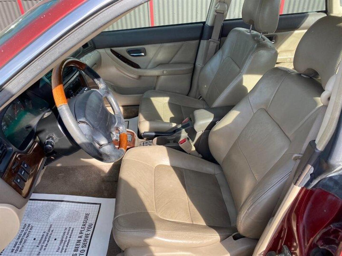 2002 Regatta Red Pearl Subaru Outback H6 3.0 VDC (4S3BE896727) with an 3.0L NA H6 double overhead cam (DOHC) 24V engine, Automatic transmission, located at 842 E South Street, Powell, WY, 82435, (307) 754-7289, 44.752300, -108.746933 - Photo#6
