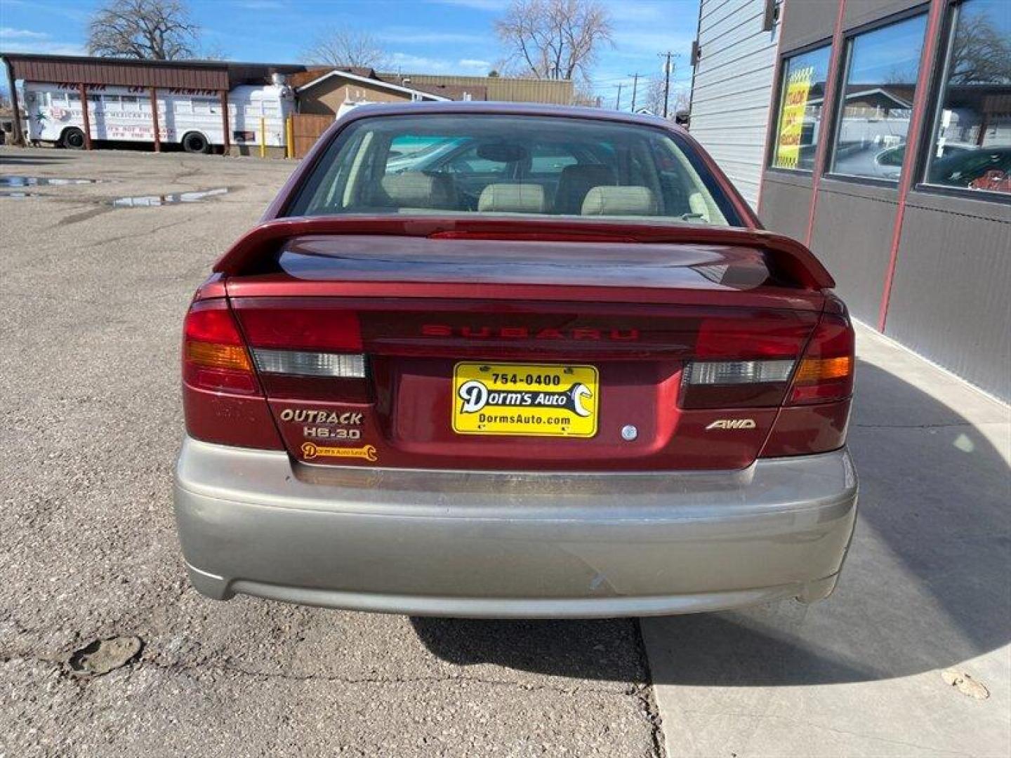 2002 Regatta Red Pearl Subaru Outback H6 3.0 VDC (4S3BE896727) with an 3.0L NA H6 double overhead cam (DOHC) 24V engine, Automatic transmission, located at 842 E South Street, Powell, WY, 82435, (307) 754-7289, 44.752300, -108.746933 - Photo#23
