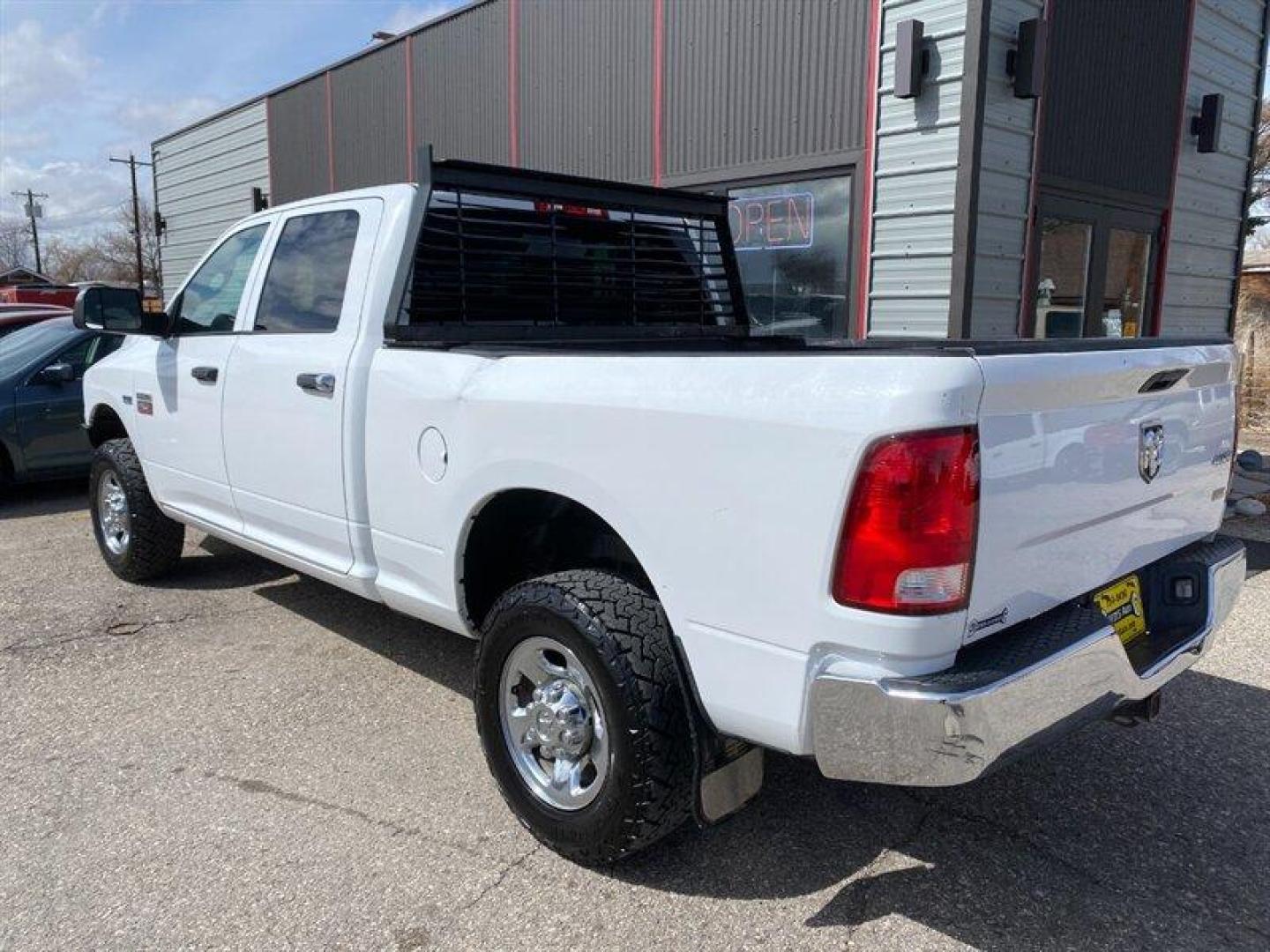 2012 White RAM 2500 ST (3C6TD5CT5CG) with an HEMI 5.7L V8 383hp 400ft. lbs. engine, 6-Speed Shiftable Au transmission, located at 842 E South Street, Powell, WY, 82435, (307) 754-7289, 44.752300, -108.746933 - Photo#3