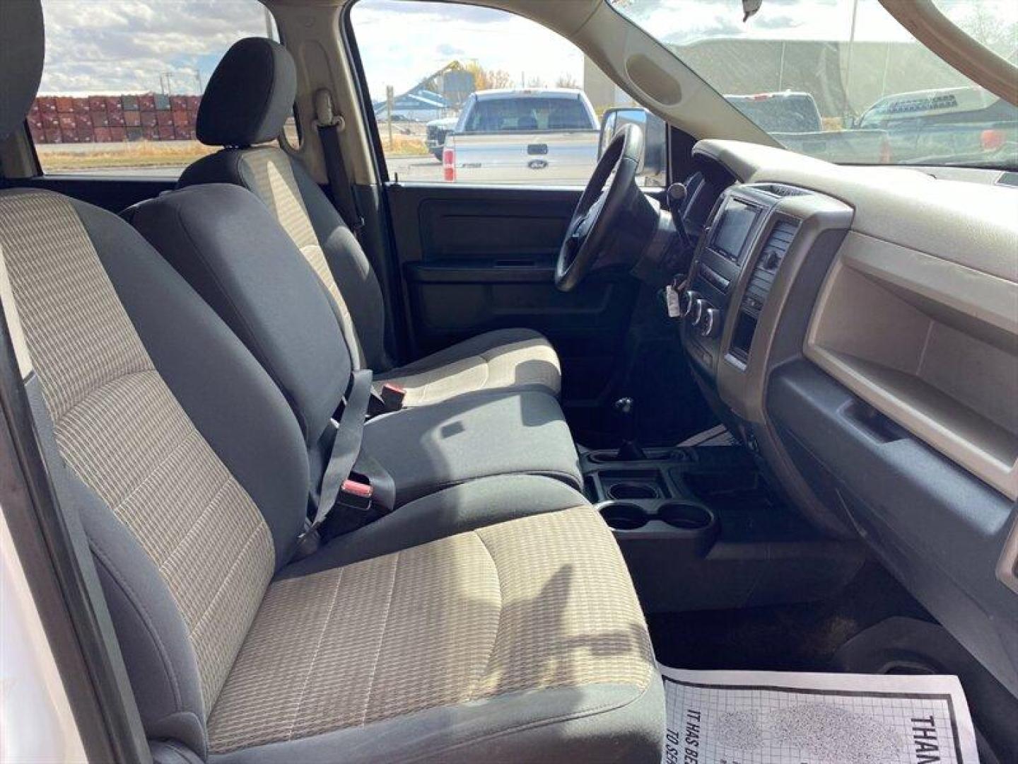 2012 White RAM 2500 ST (3C6TD5CT5CG) with an HEMI 5.7L V8 383hp 400ft. lbs. engine, 6-Speed Shiftable Au transmission, located at 842 E South Street, Powell, WY, 82435, (307) 754-7289, 44.752300, -108.746933 - Photo#18