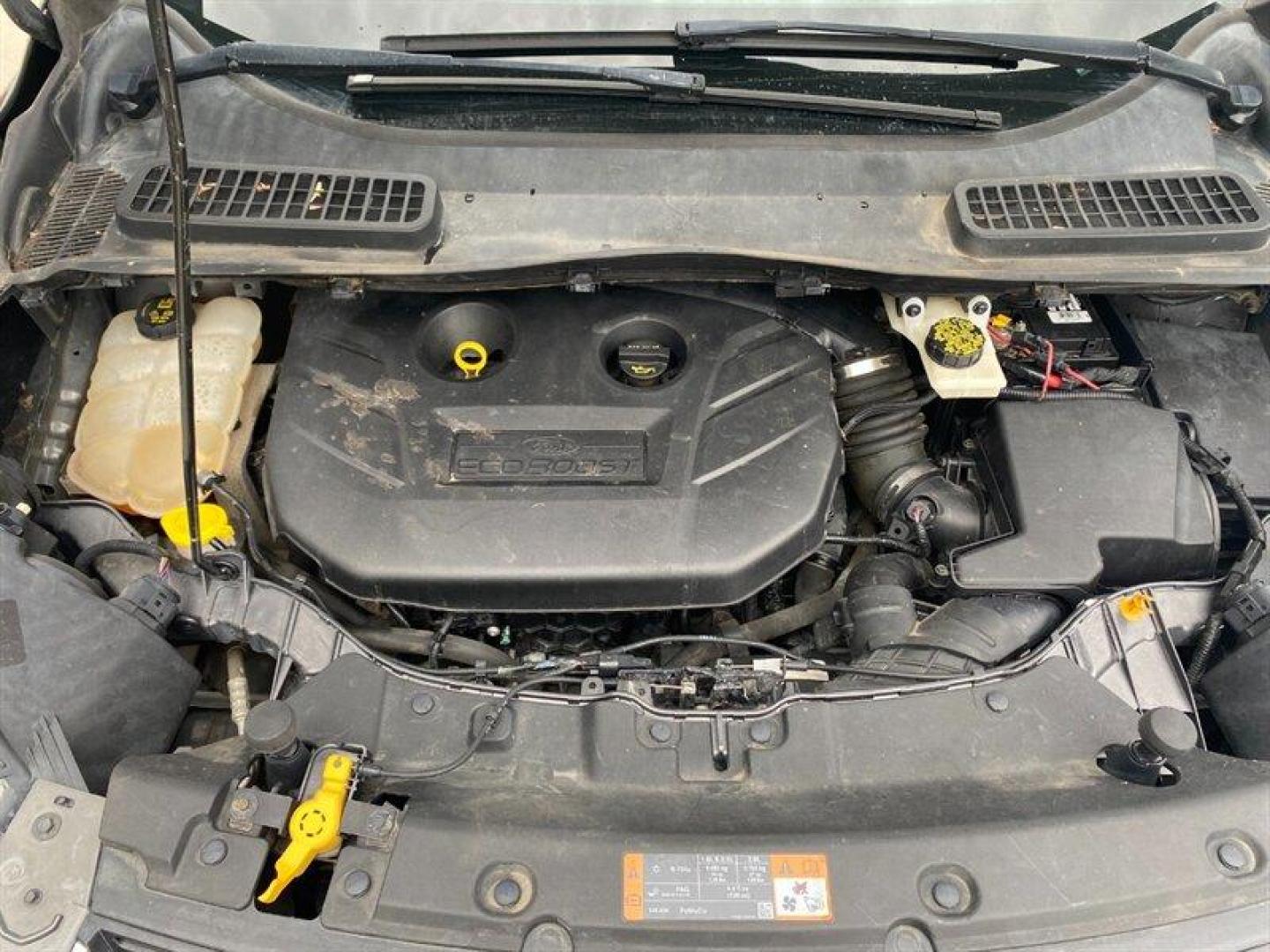 2014 Sterling Gray Metallic Ford Escape Titanium (1FMCU9J92EU) with an EcoBoost 2.0L Turbo I4 240hp 270ft. lbs. engine, Automatic transmission, located at 842 E South Street, Powell, WY, 82435, (307) 754-7289, 44.752300, -108.746933 - Photo#15