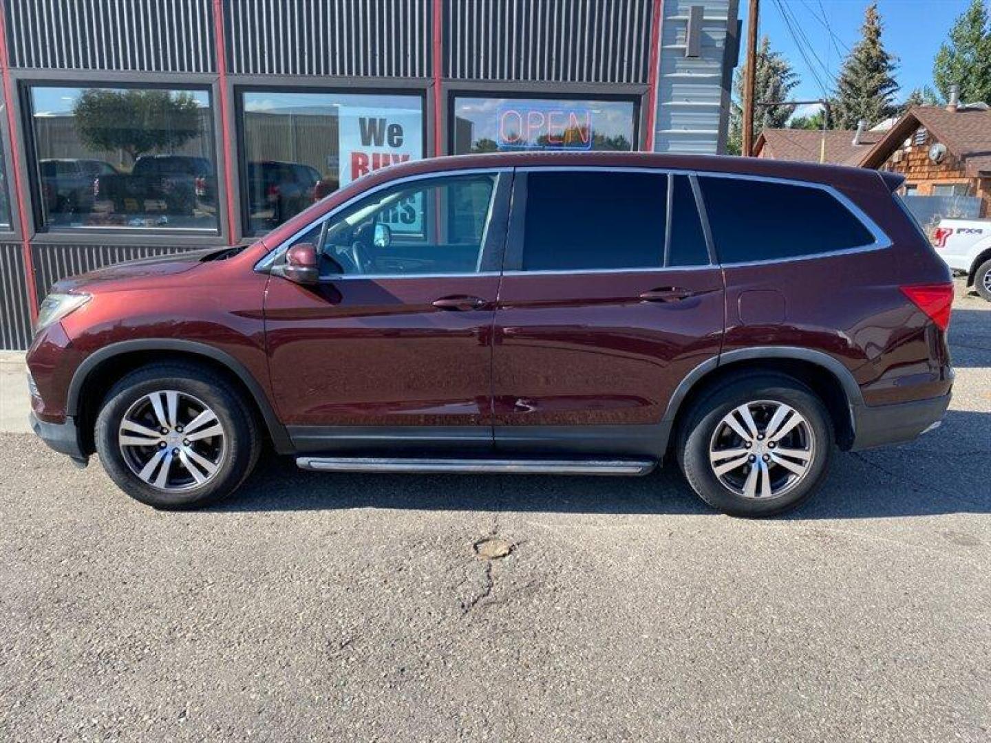 2016 Burgundy Honda Pilot EX-L (5FNYF5H5XGB) with an 3.5L V6 280hp 262ft. lbs. engine, 6-Speed Shiftable Au transmission, located at 842 E South Street, Powell, WY, 82435, (307) 754-7289, 44.752300, -108.746933 - Photo#21