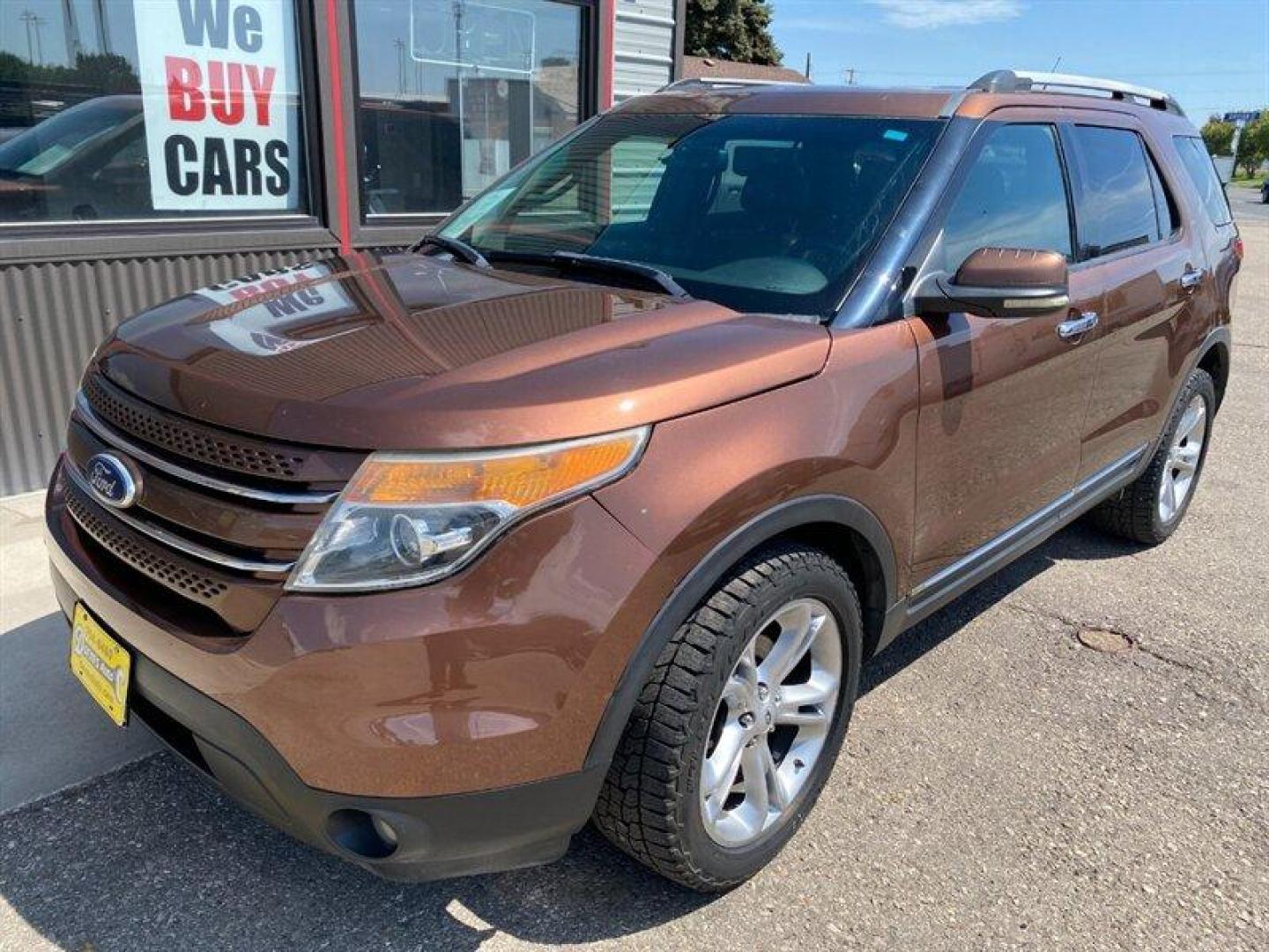 2012 Brown Ford Explorer Limited (1FMHK8F82CG) with an 3.5L V6 290hp 255ft. lbs. engine, 6-Speed Shiftable Au transmission, located at 842 E South Street, Powell, WY, 82435, (307) 754-7289, 44.752300, -108.746933 - Photo#0