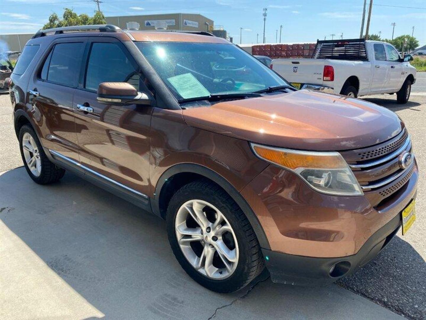2012 Brown Ford Explorer Limited (1FMHK8F82CG) with an 3.5L V6 290hp 255ft. lbs. engine, 6-Speed Shiftable Au transmission, located at 842 E South Street, Powell, WY, 82435, (307) 754-7289, 44.752300, -108.746933 - Photo#1