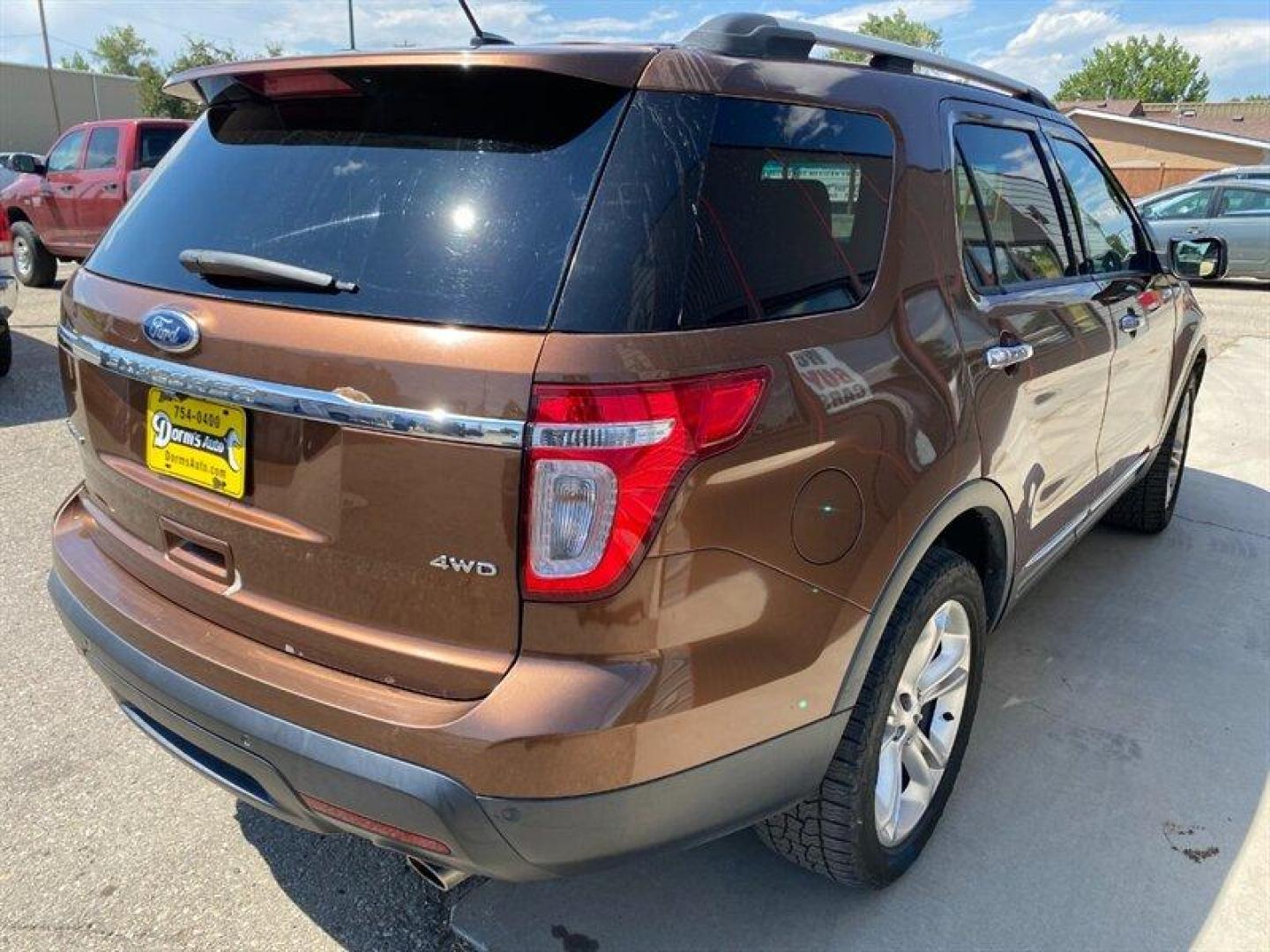 2012 Brown Ford Explorer Limited (1FMHK8F82CG) with an 3.5L V6 290hp 255ft. lbs. engine, 6-Speed Shiftable Au transmission, located at 842 E South Street, Powell, WY, 82435, (307) 754-7289, 44.752300, -108.746933 - Photo#2