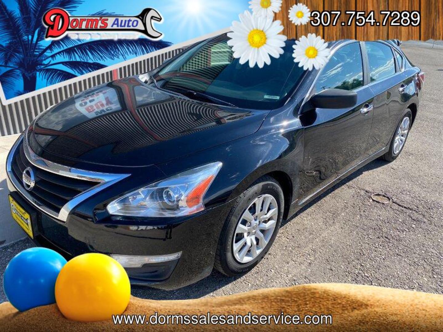 2014 Super Black Nissan Altima 2.5 S (1N4AL3AP0EC) with an 2.5L I4 182hp 180ft. lbs. engine, Automatic transmission, located at 842 E South Street, Powell, WY, 82435, (307) 754-7289, 44.752300, -108.746933 - Photo#0