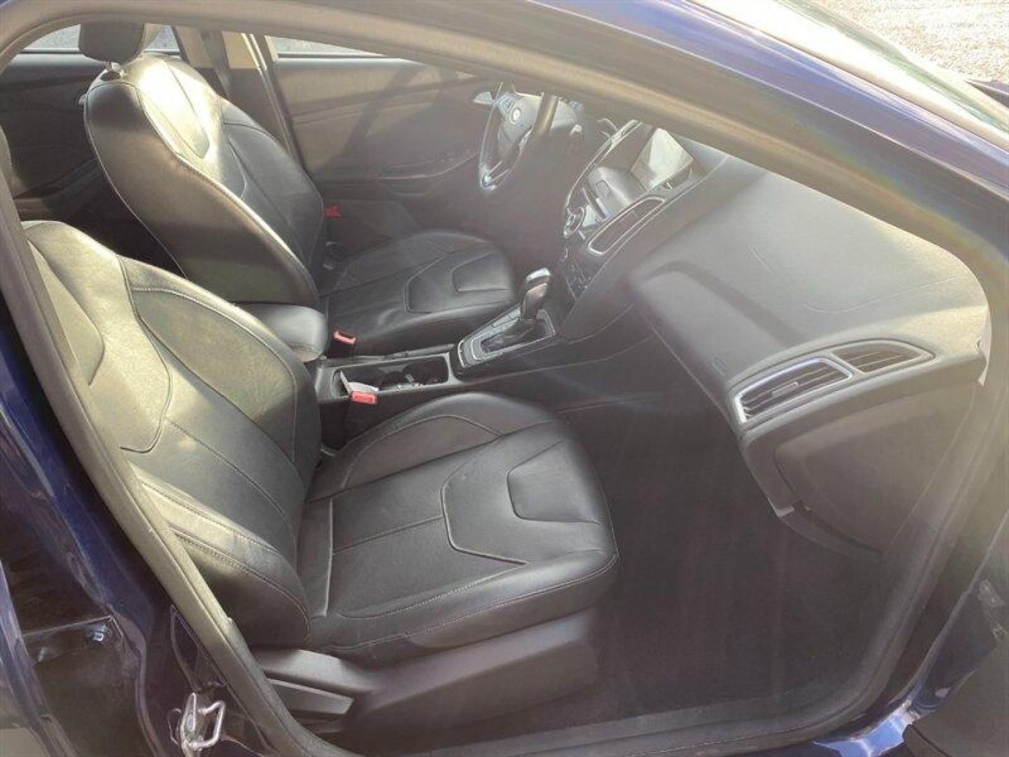 2017 Blue Ford Focus Titanium (1FADP3J25HL) with an 2.0L Flex Fuel I4 160hp 146ft. lbs. engine, 6-Speed Double Clutc transmission, located at 842 E South Street, Powell, WY, 82435, (307) 754-7289, 44.752300, -108.746933 - Photo#14