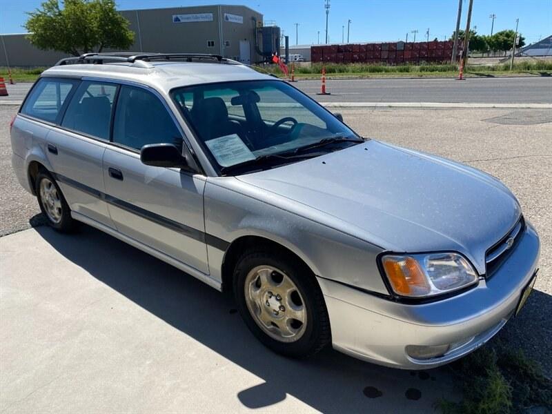 2002 Black Subaru Legacy L (4S3BH635327) with an 2L NA H4 single overhead cam (SOHC) 16V engine, Automatic transmission, located at 842 E South Street, Powell, WY, 82435, (307) 754-7289, 44.752300, -108.746933- Photo#1