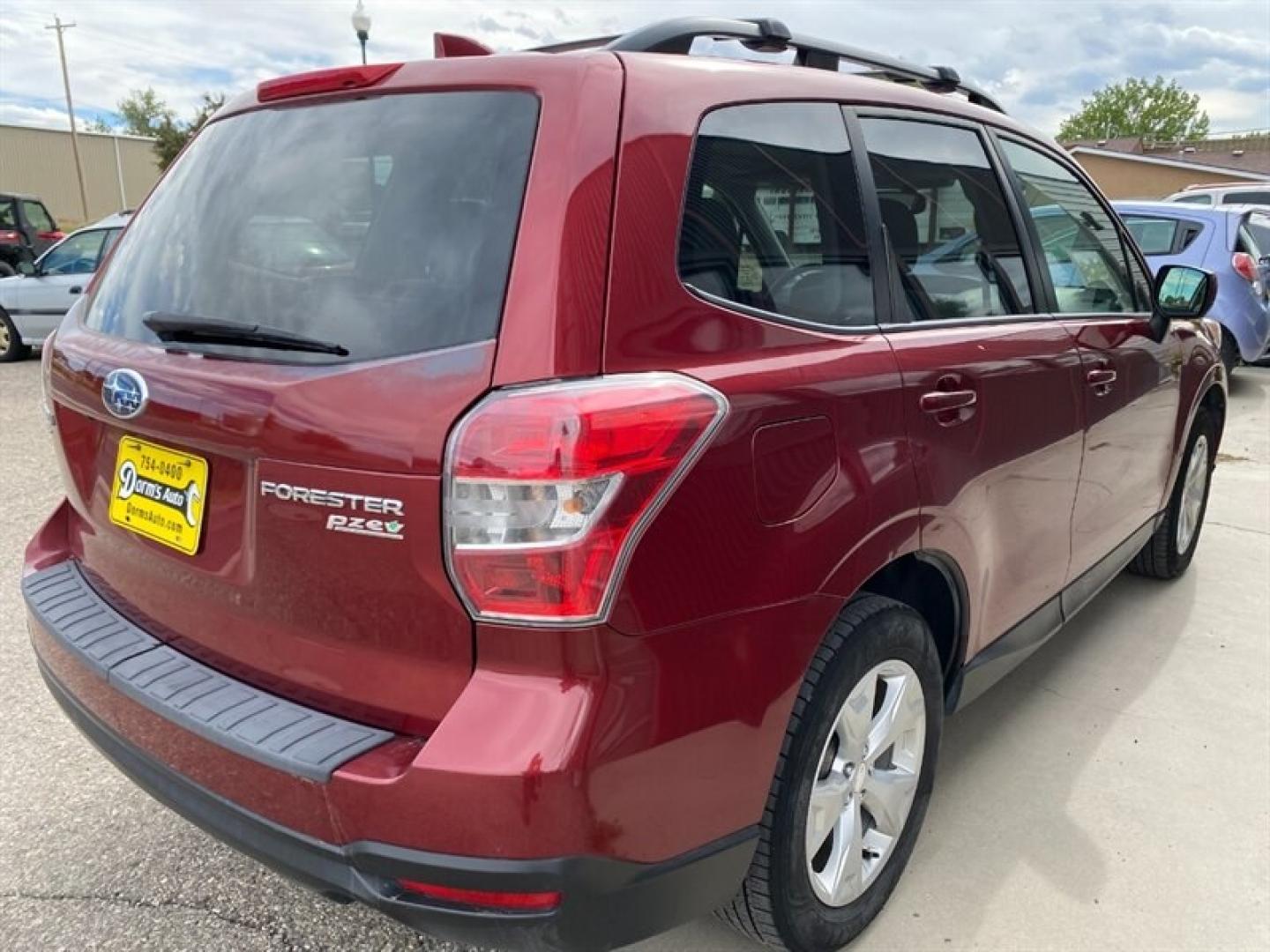 2016 Venetian Red Pearl Subaru Forester 2.5i Premium (JF2SJADC9GH) with an 2.5L H4 170hp 174ft. lbs. engine, Automatic transmission, located at 842 E South Street, Powell, WY, 82435, (307) 754-7289, 44.752300, -108.746933- Photo#2
