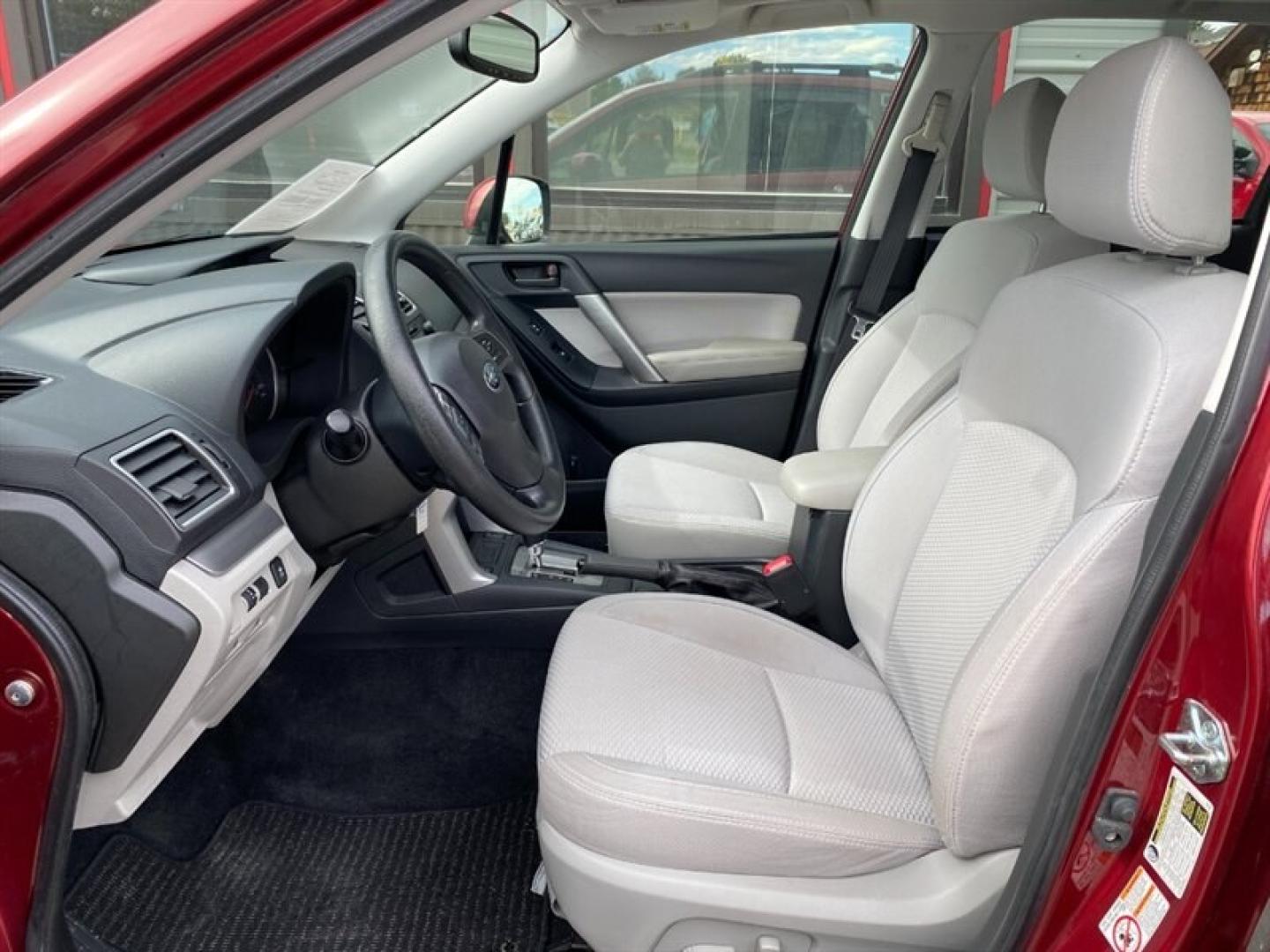 2016 Venetian Red Pearl Subaru Forester 2.5i Premium (JF2SJADC9GH) with an 2.5L H4 170hp 174ft. lbs. engine, Automatic transmission, located at 842 E South Street, Powell, WY, 82435, (307) 754-7289, 44.752300, -108.746933- Photo#5