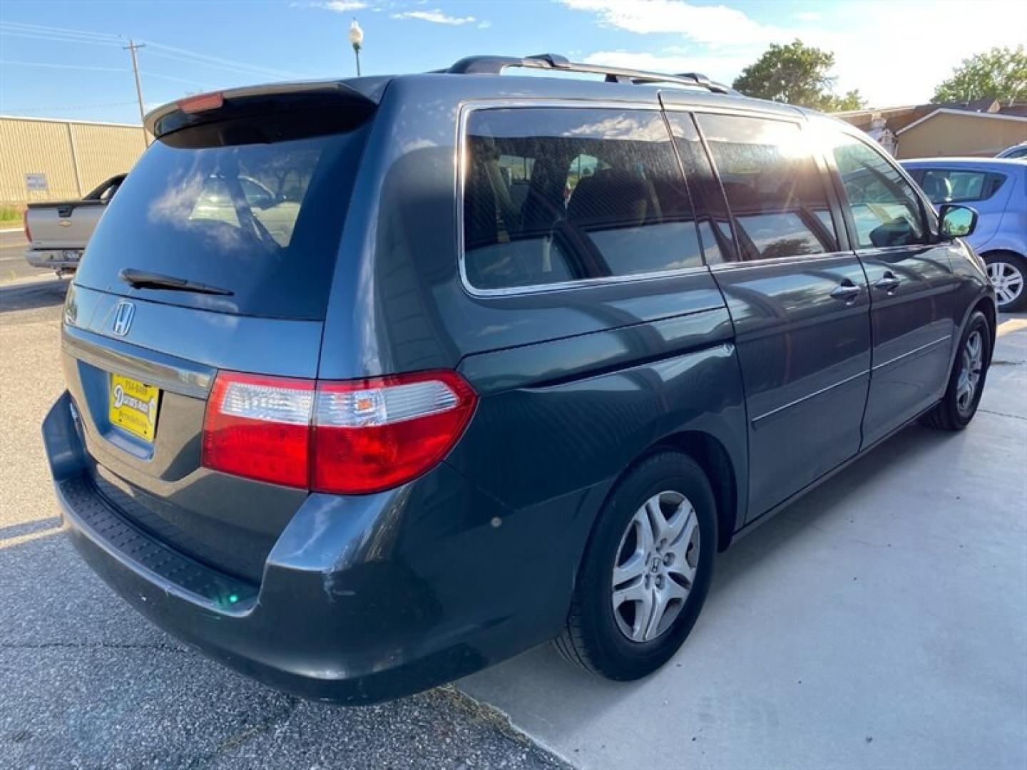 2006 Blue Honda Odyssey EX (5FNRL384X6B) with an 3L NA V6 single overhead cam (SOHC) 24V engine, Automatic transmission, located at 842 E South Street, Powell, WY, 82435, (307) 754-7289, 44.752300, -108.746933- Photo#2